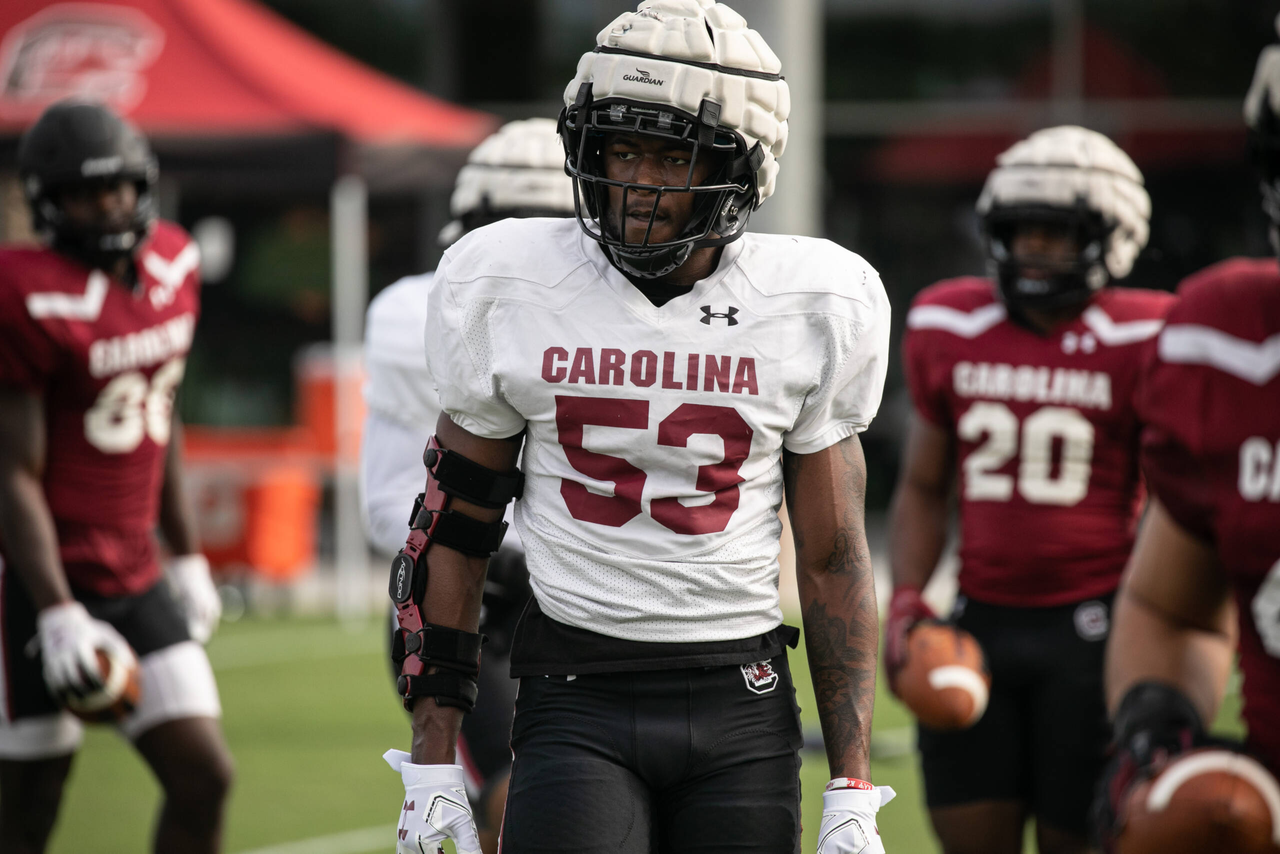 Ernest Jones (53) | Tuesday, Sept. 15, 2020 | Ken & Cyndi Long Football Operations Center | Columbia, S.C. | Photos by South Carolina Athletics