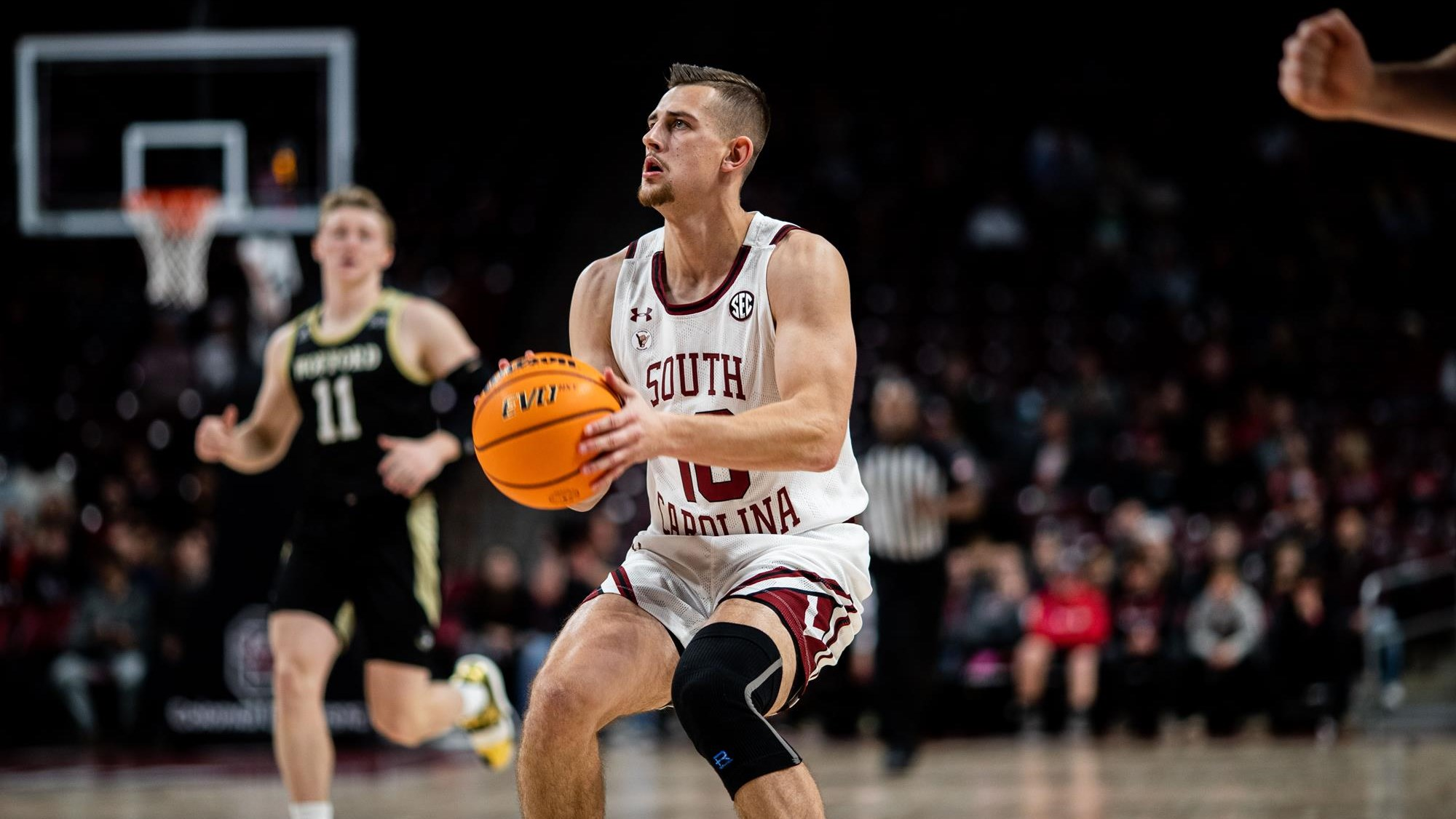 Stevenson guides South Carolina to 85-74 win over Wofford