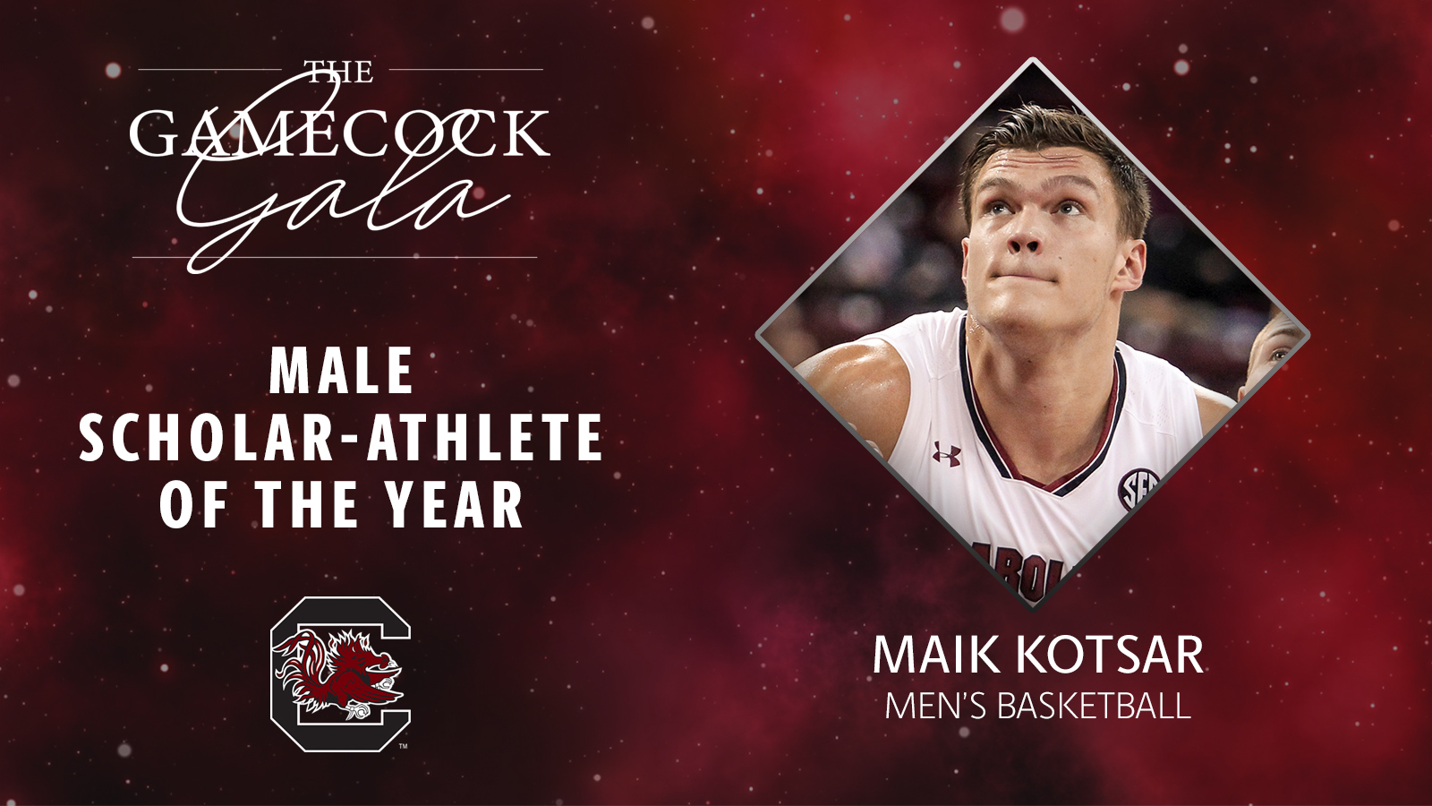Gamecock Gala Awards: Male Scholar Athlete of the Year - Maik Kotsar