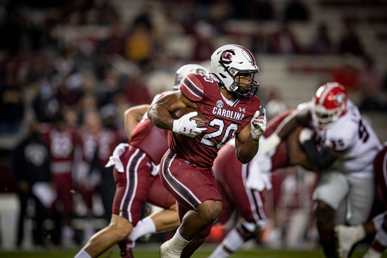 Kevin Harris against Georgia (Nov. 28, 2020)