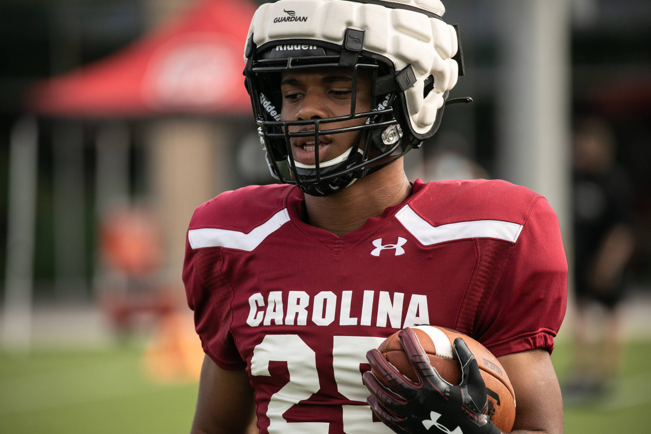 Rashad Amos (25) | Tuesday, Sept. 15, 2020 | Ken & Cyndi Long Football Operations Center | Columbia, S.C. | Photos by South Carolina Athletics