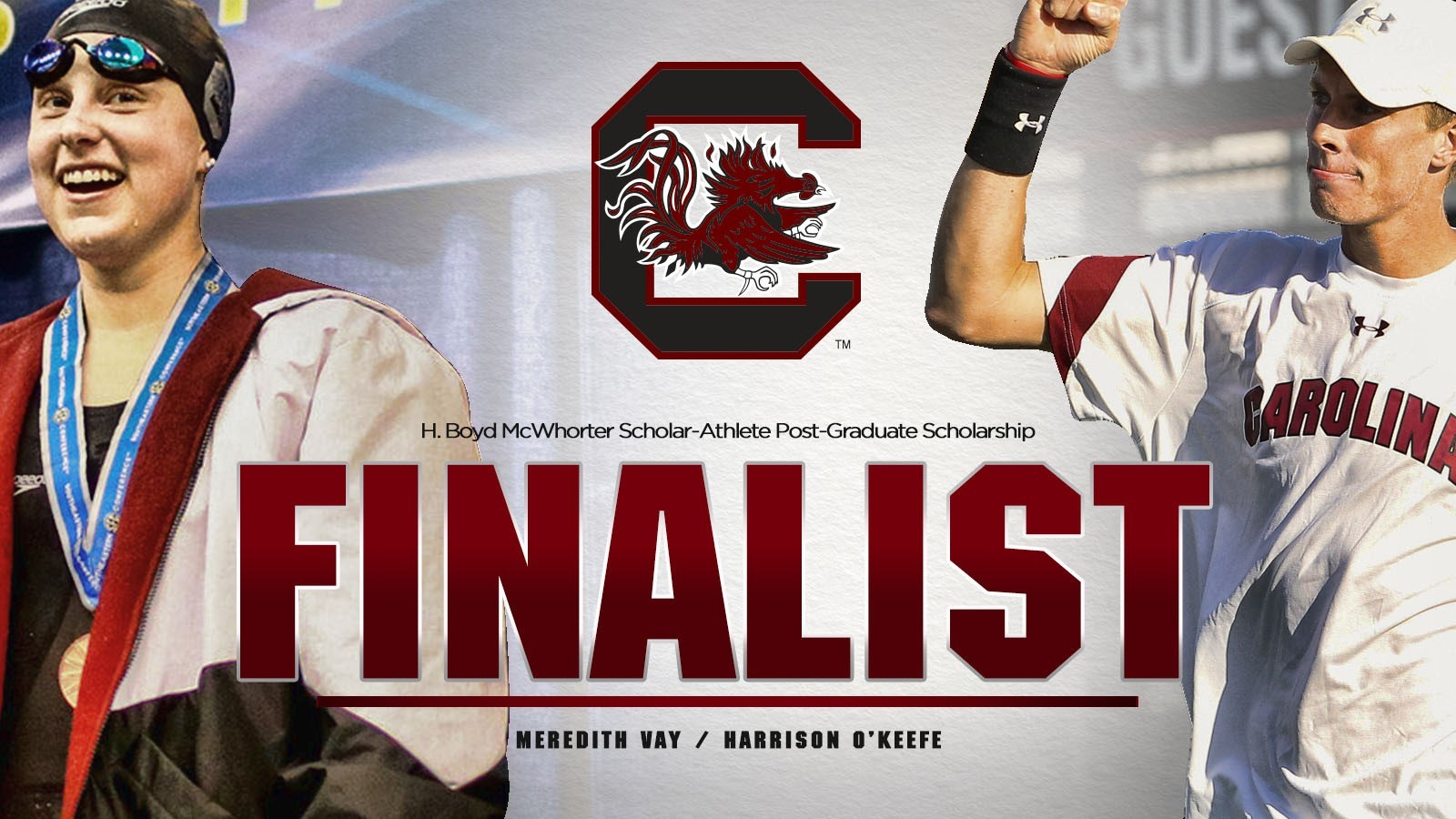 Vay & O'Keefe Named Finalists for McWhorter Post-Grad. Scholarship