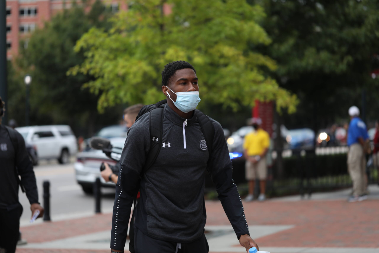 Israel Mukuamu (24) | Saturday, Sept. 26, 2020 | Williams-Brice Stadium | Columbia, S.C. | Photos by South Carolina Athletics