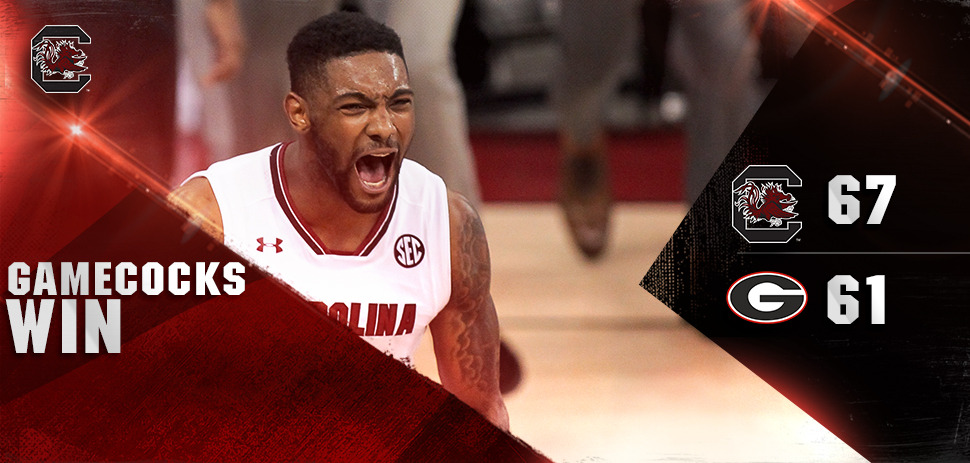 Gamecocks Open SEC Play With 67-61 Road Win At Georgia
