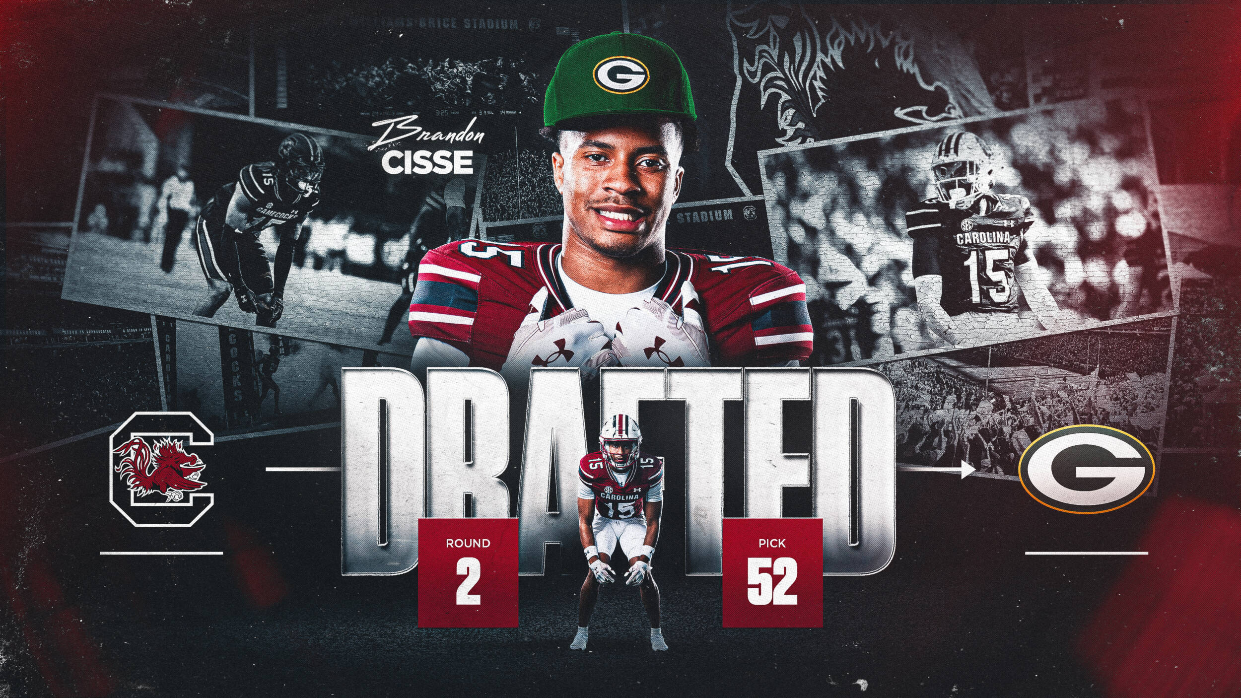 Cisse Selected by Green Bay in the Second Round of the NFL Draft