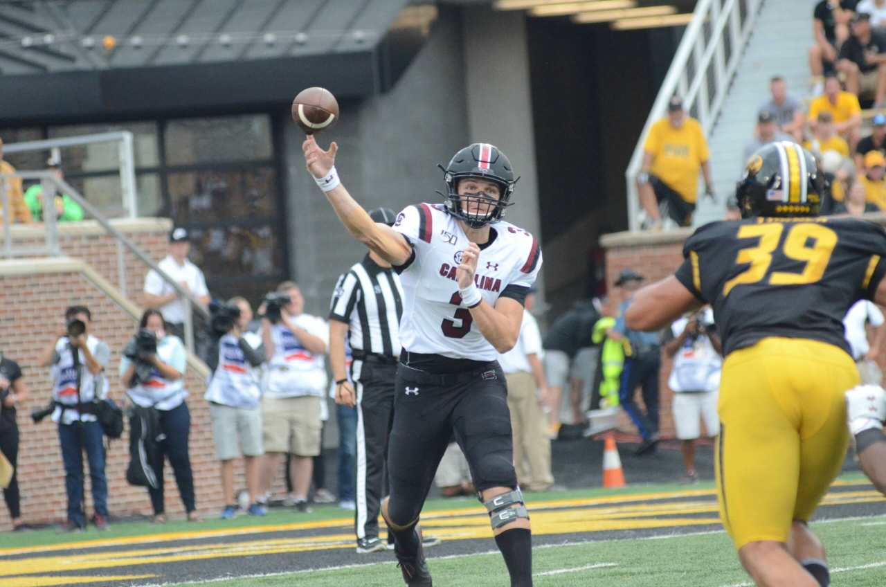 Ryan Hilinski (3) at Missouri (Sept. 21, 2019)