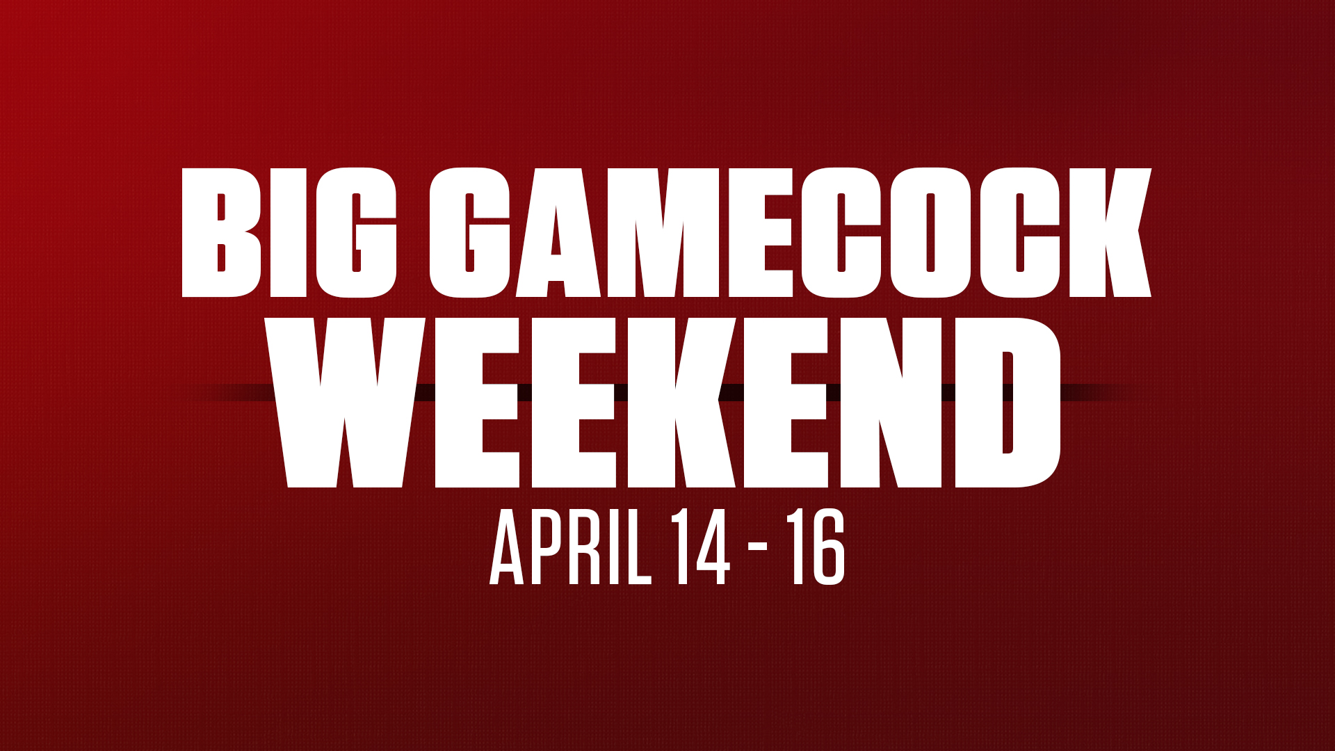 Final details announced for Big Gamecock Weekend