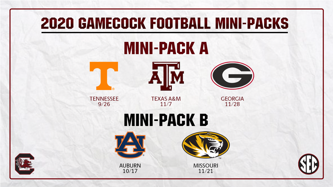 Gamecocks Announce Football Mini-Plans and Seat Selection Details