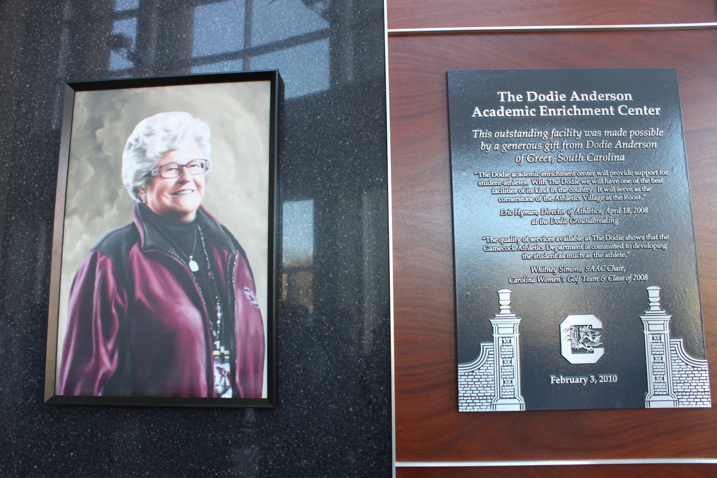 Dedication of the Dodie Anderson Academic Enrichment Center