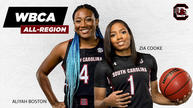 2021 WBCA All-Region Graphic - Aliyah Boston, Zia Cooke