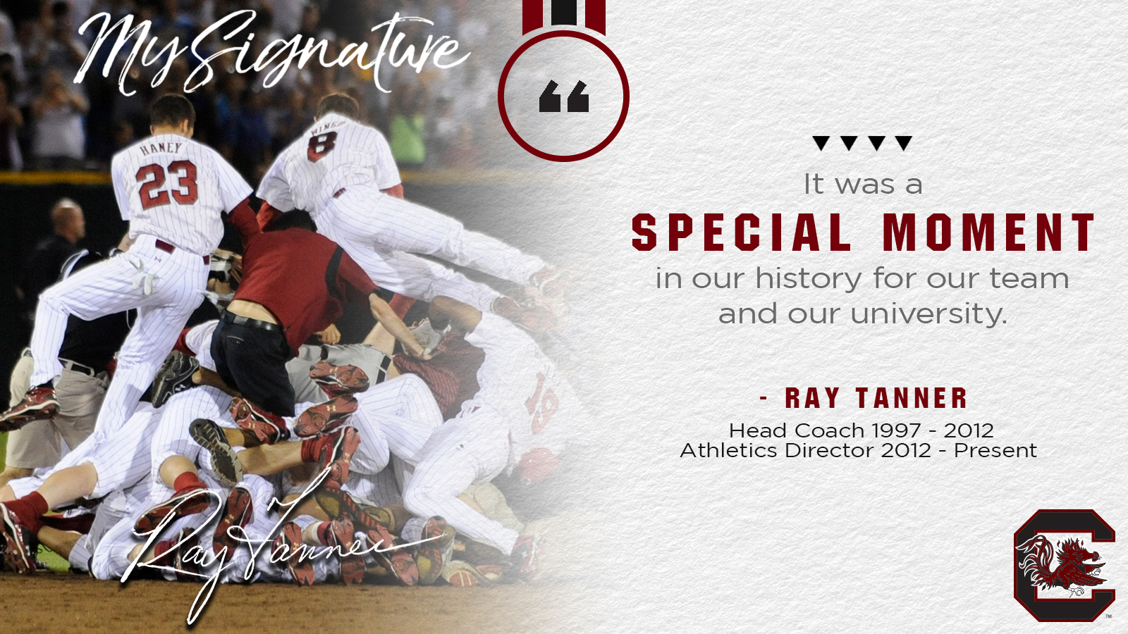 My Signature: Ray Tanner reflects on 10th Anniversary of 2010 National Title