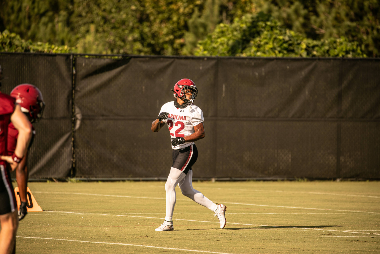 John Dixon (22) | Thursday, Sept. 3, 2020 | Ken & Cyndi Long Football Operations Center | Columbia, S.C. | Photos by South Carolina Athletics