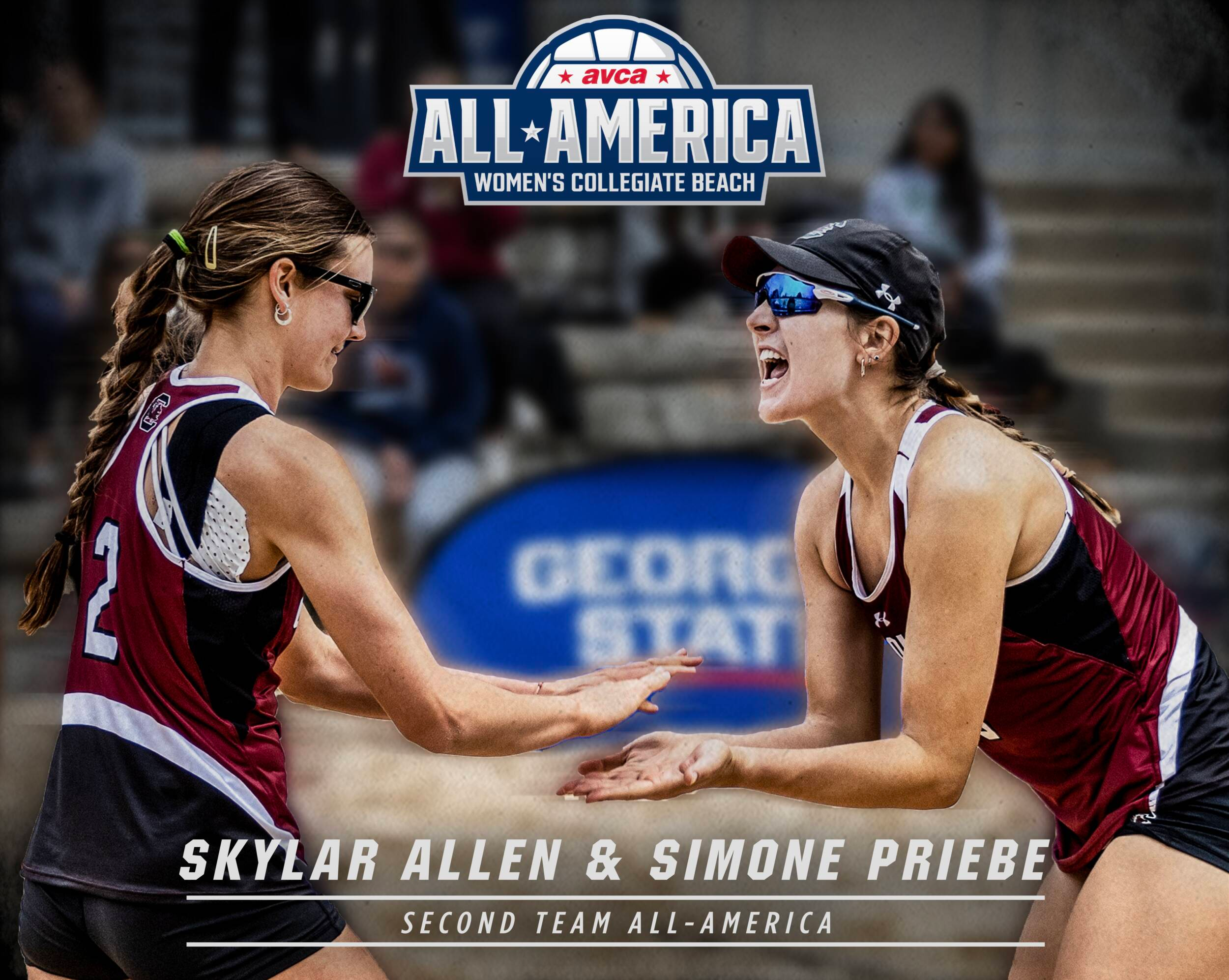 Gamecock Pair Named Beach Volleyball All-Americans