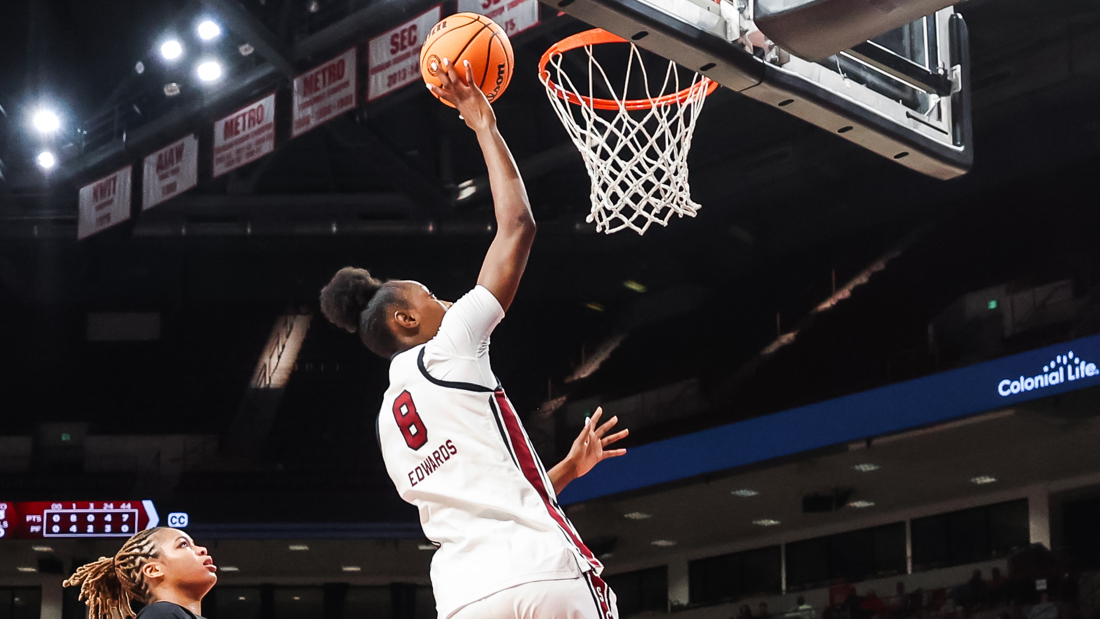 Edwards, Okot Lead Gamecocks Past Anderson