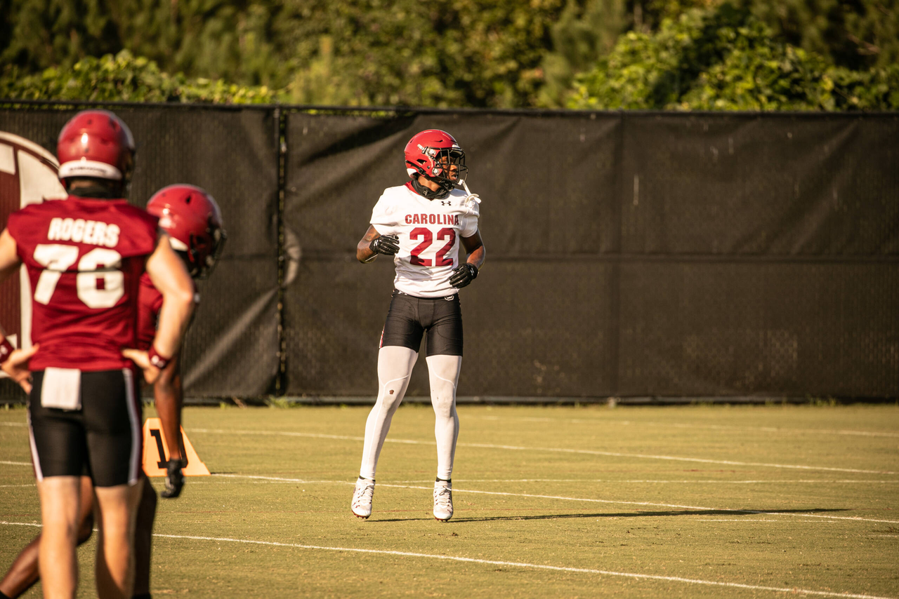 John Dixon (22) | Thursday, Sept. 3, 2020 | Ken & Cyndi Long Football Operations Center | Columbia, S.C. | Photos by South Carolina Athletics