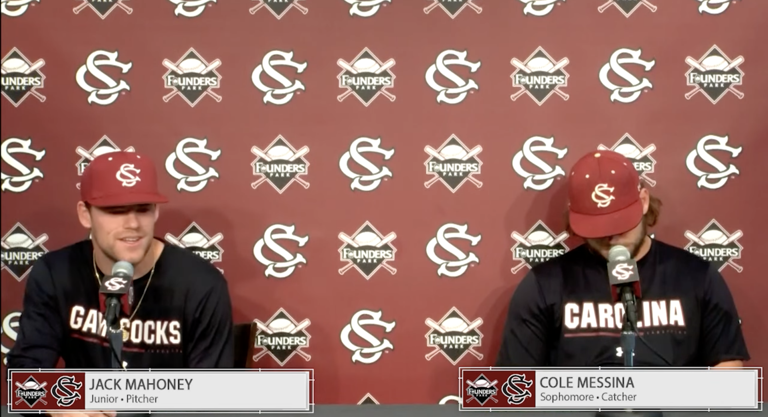 Jack Mahoney and Cole Messina News Conference