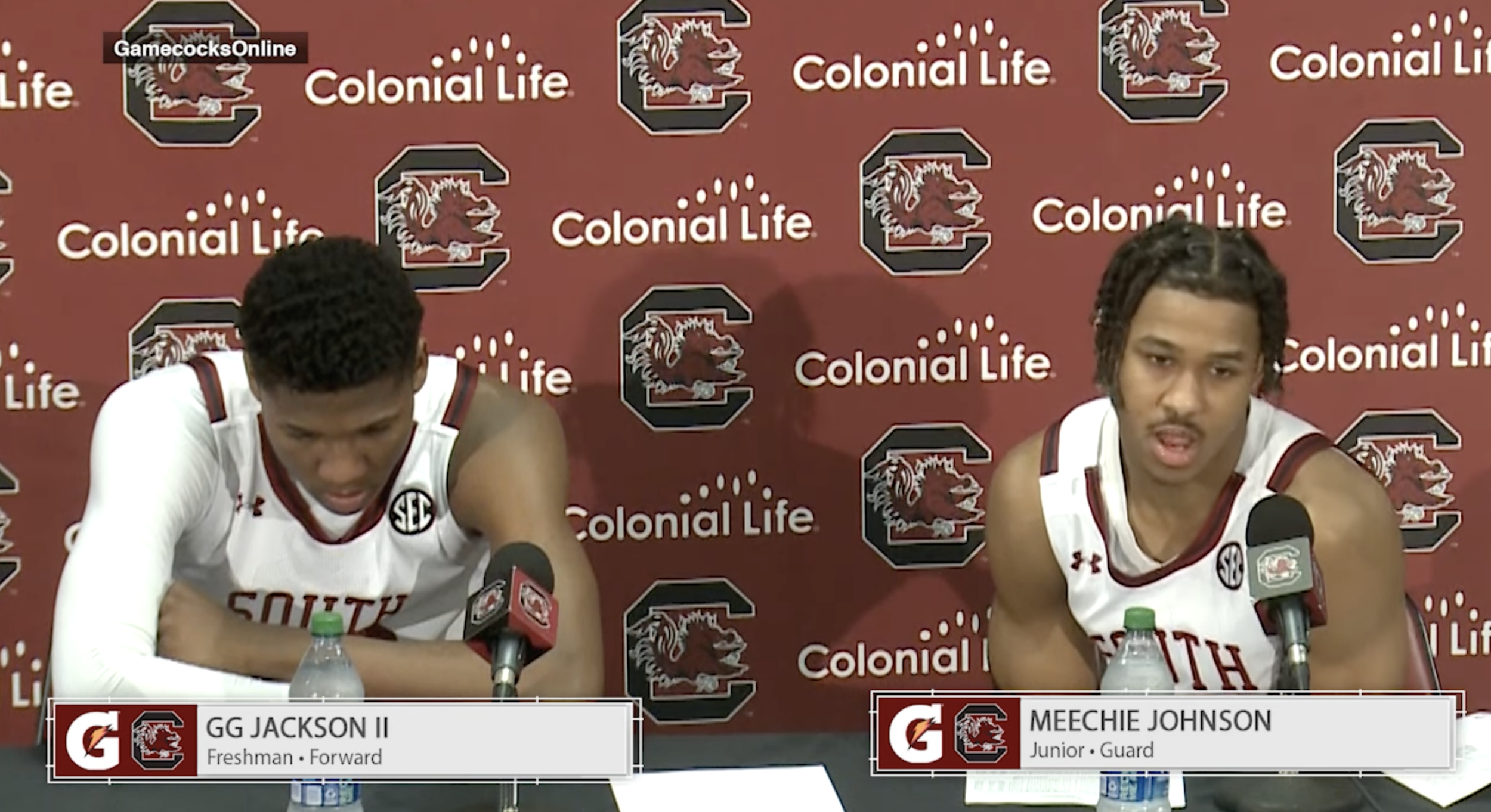 PostGame News Conference: (Miss St) - GG Jackson ll & Meechie Johnson