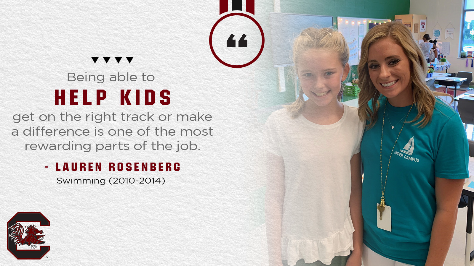 Former Swimmer is Making an Impact in the Classroom as a Teacher