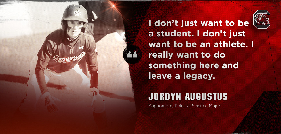Augustus Excited to Make a Difference On and Off the Softball Diamond