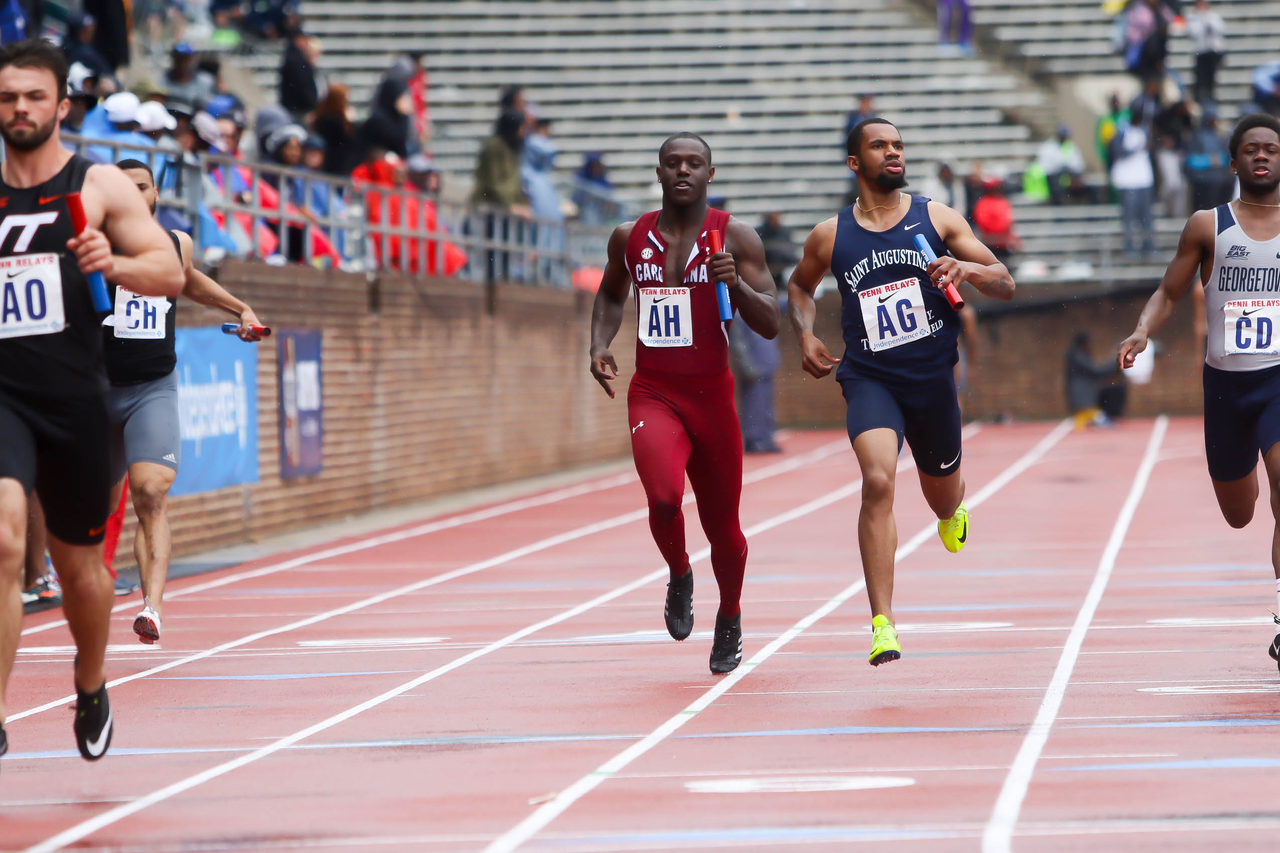 Lavonte Valentine in action at the 125th Penn Relays | Photo by Charles Revelle | April 26, 2019