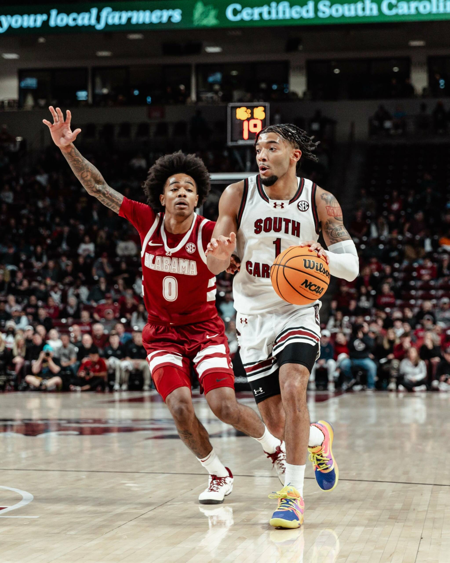 No. 5/5 Alabama beats South Carolina, 88-68, for 7th straight win