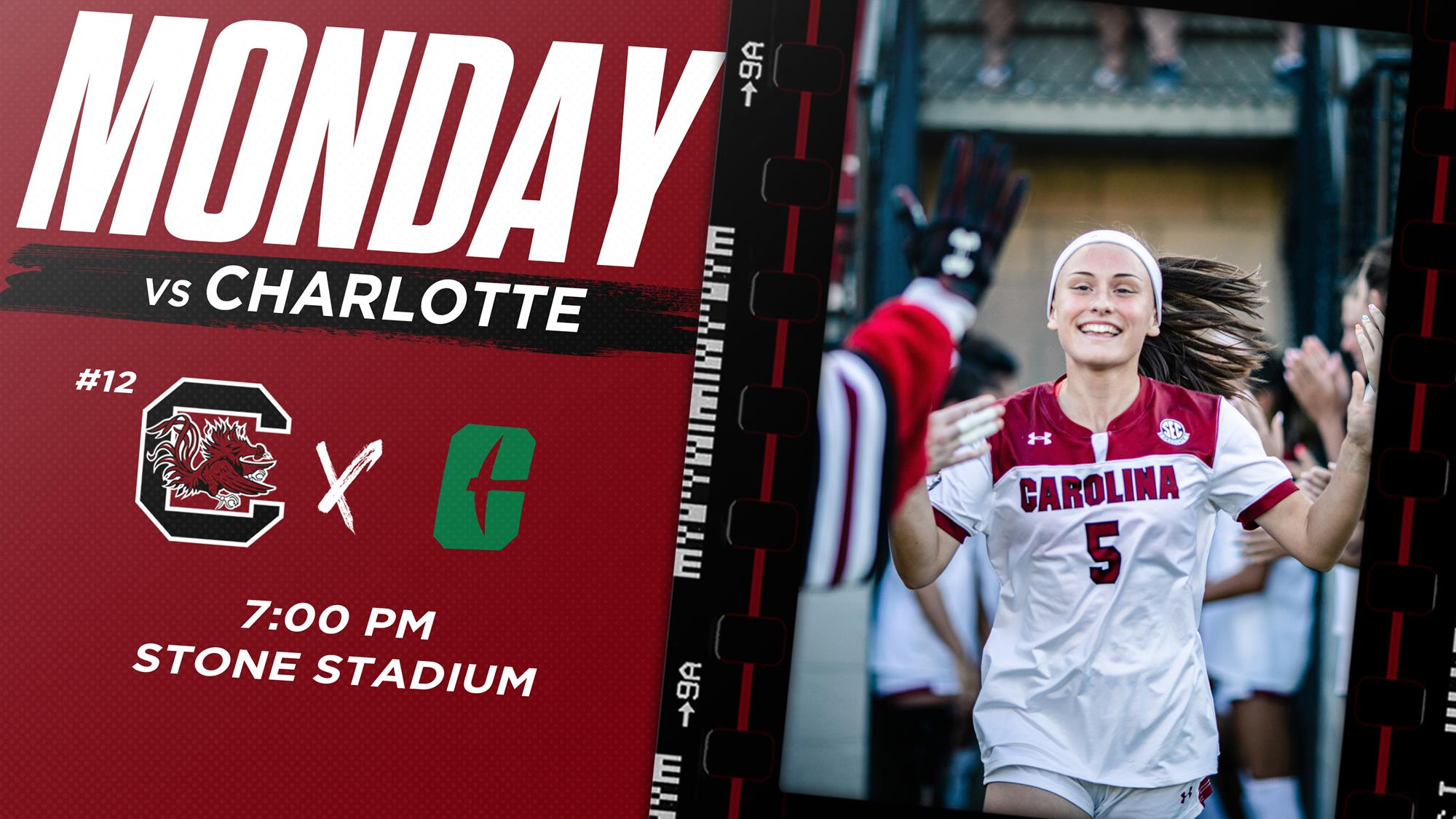 No. 12 Women’s Soccer Hosts Charlotte on Labor Day