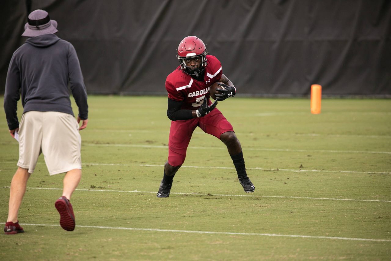 Dakereon Joyner (5) | Monday, Aug. 24, 2020 | Ken & Cyndi Long Football Operations Center | Columbia, S.C. | Photos by South Carolina Athletics