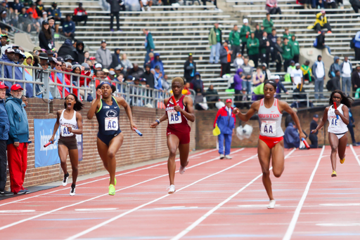 Wadeline Jonathas in action at the 125th Penn Relays | Photo by Charles Revelle | April 26, 2019