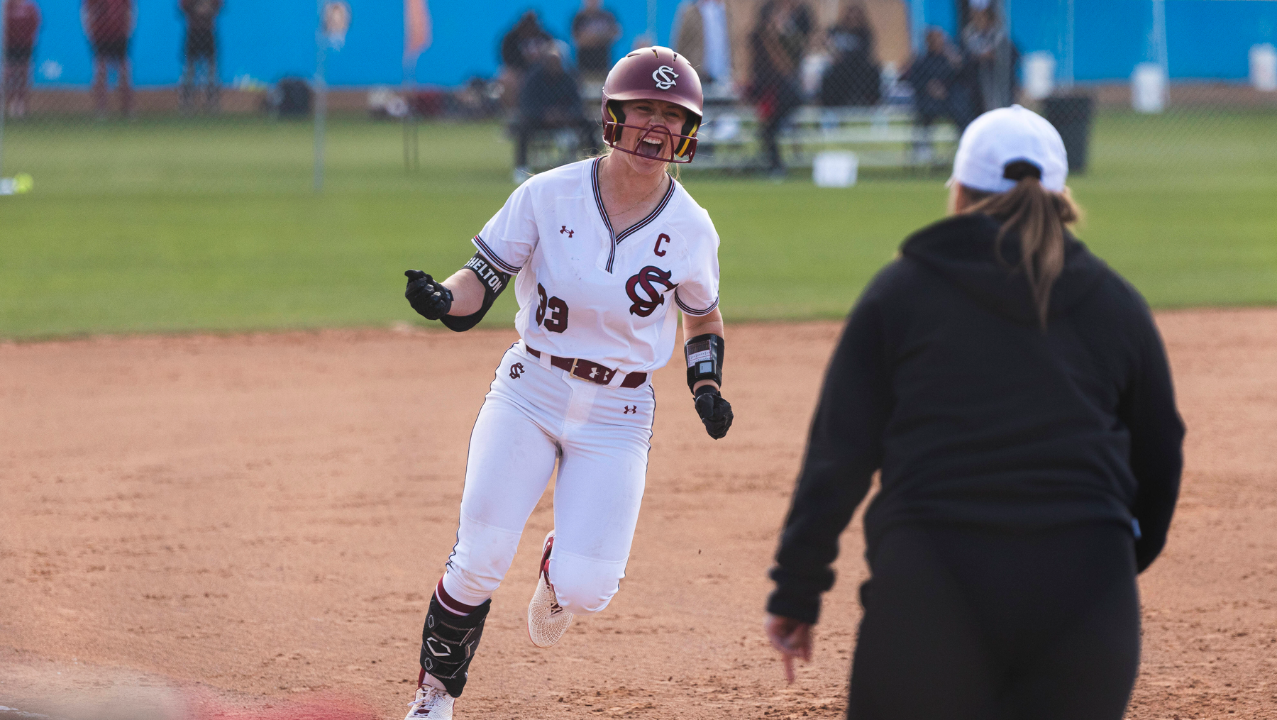 Shelton and Rodi Homer to Lead No. 13 Gamecocks Past Huskies