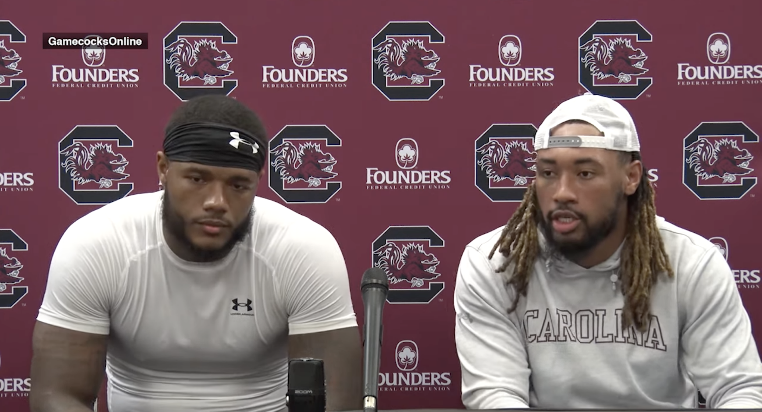 PostGame News Conference: Tyreek Johnson and Debo Williams - (Texas A&M)