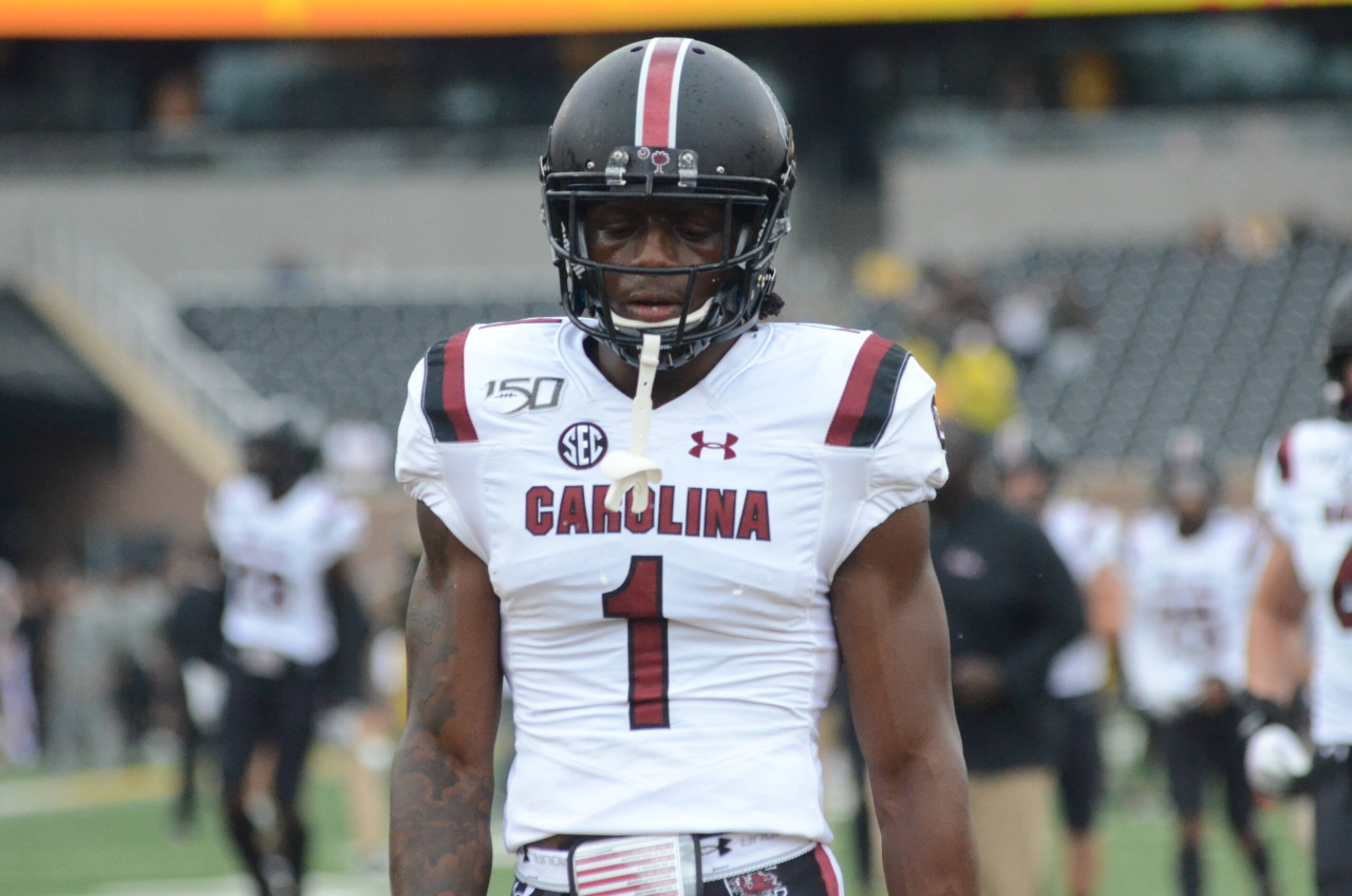 Jaycee Horn (1) at Missouri (Sept. 21, 2019)