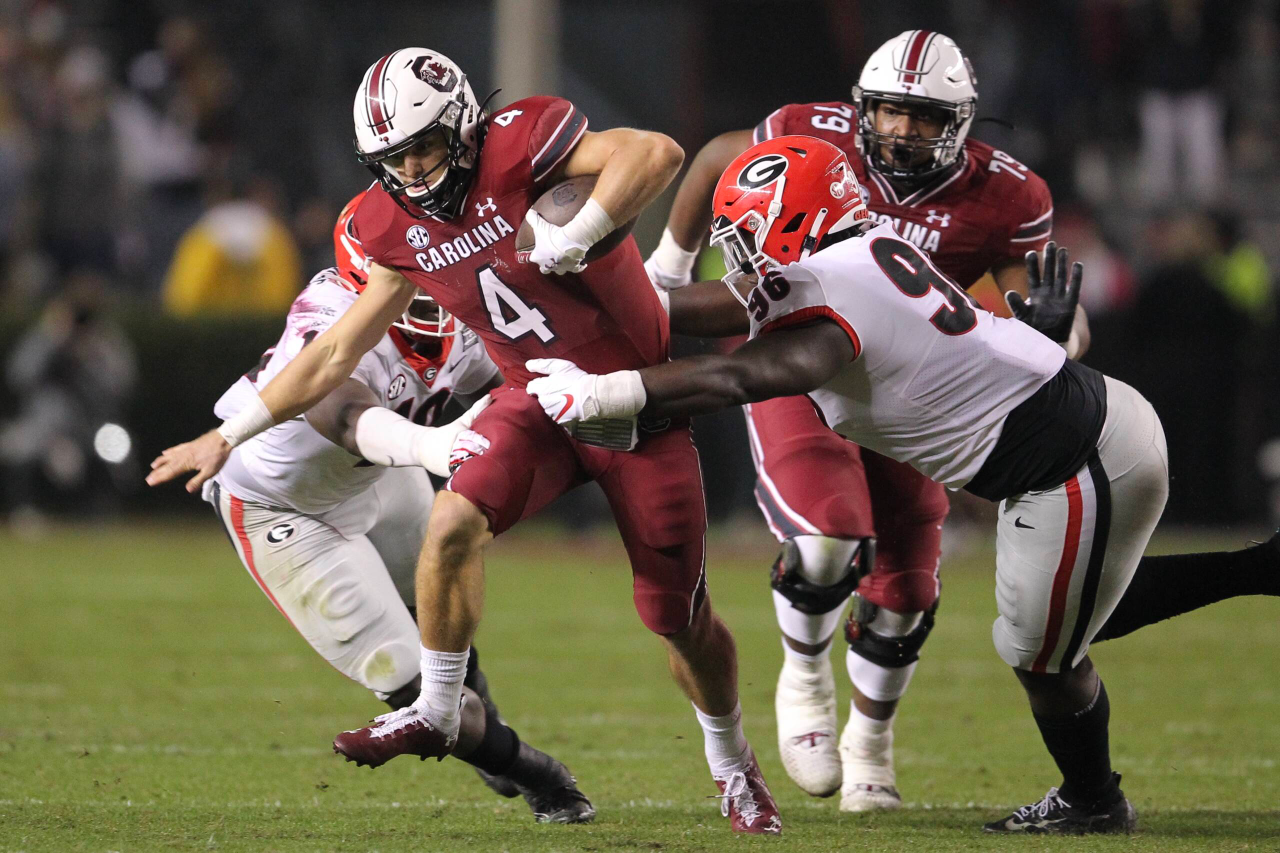 Luke Doty against Georgia (Nov. 28, 2020)