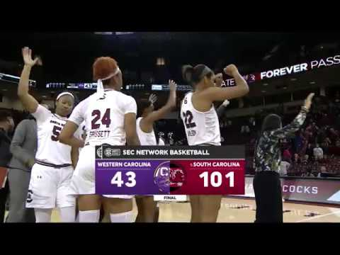 HIGHLIGHTS: Women's Basketball vs. Western Carolina — 11/30/17