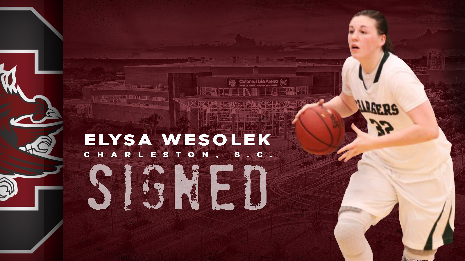 Charleston Product Wesolek Signs with Gamecocks