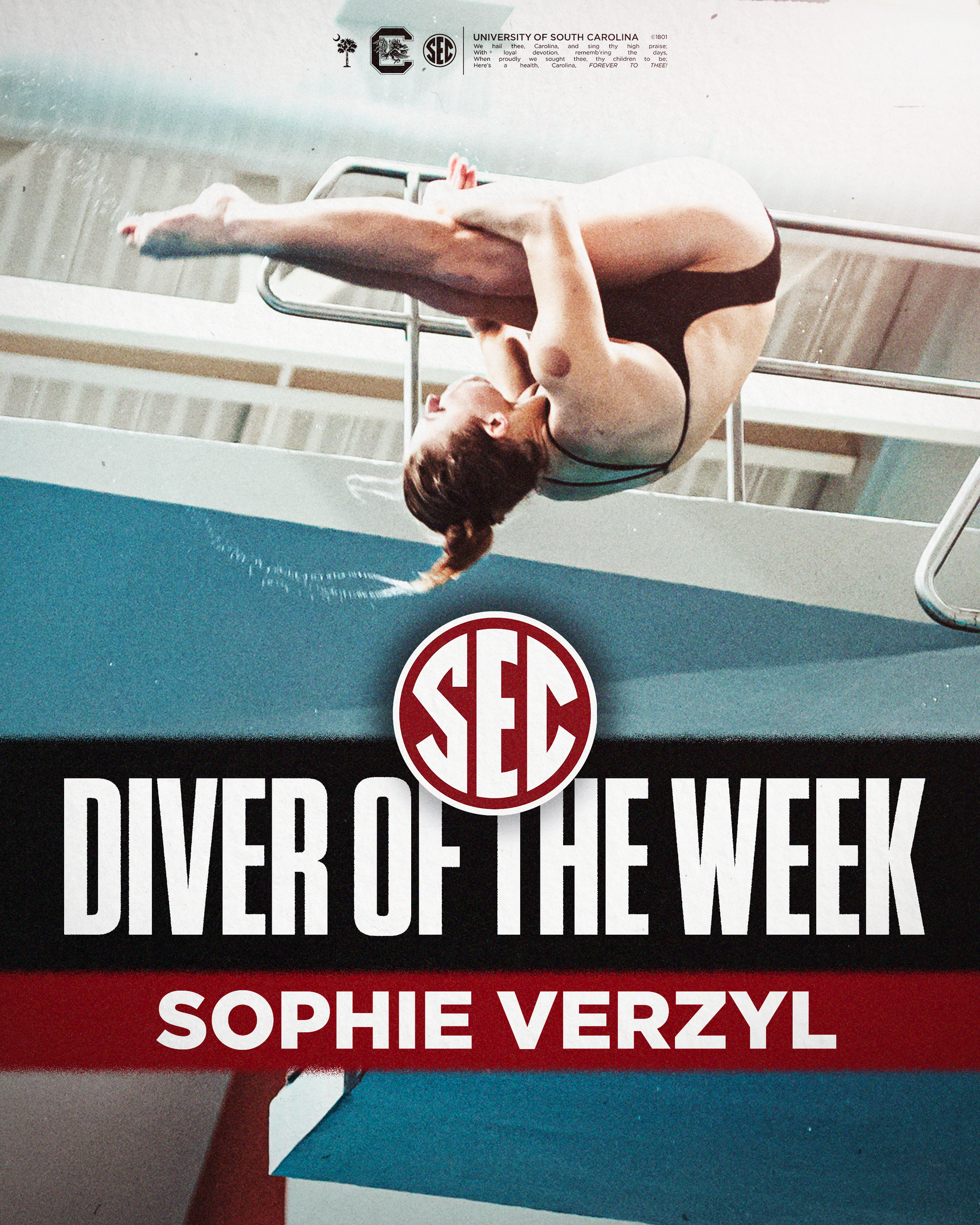 Verzyl Collects Sixth SEC Diver of the Week Honor