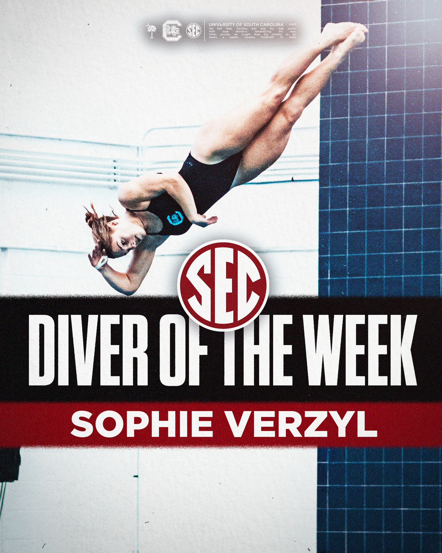 Verzyl Earns Second SEC Diver of the Week Award