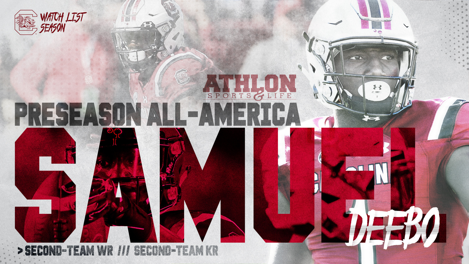Samuel Named Preseason Second-Team All-America by Athlon