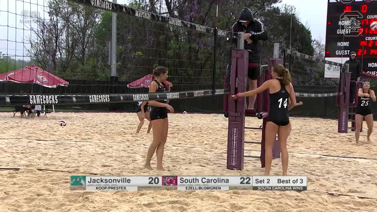 HIGHLIGHTS: Beach Volleyball vs. Jacksonville Highlights — 3/27/16