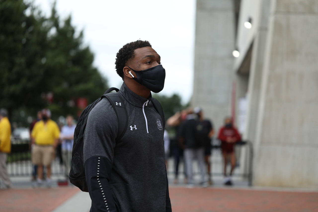 Brad Johnson (19) | Saturday, Sept. 26, 2020 | Williams-Brice Stadium | Columbia, S.C. | Photos by South Carolina Athletics