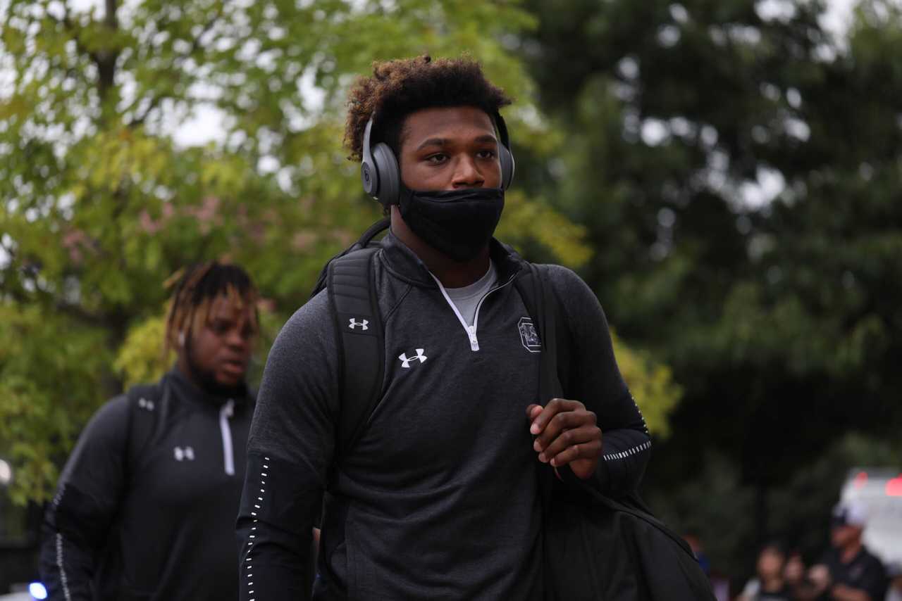 Jordan Burch (3) | Saturday, Sept. 26, 2020 | Williams-Brice Stadium | Columbia, S.C. | Photos by South Carolina Athletics