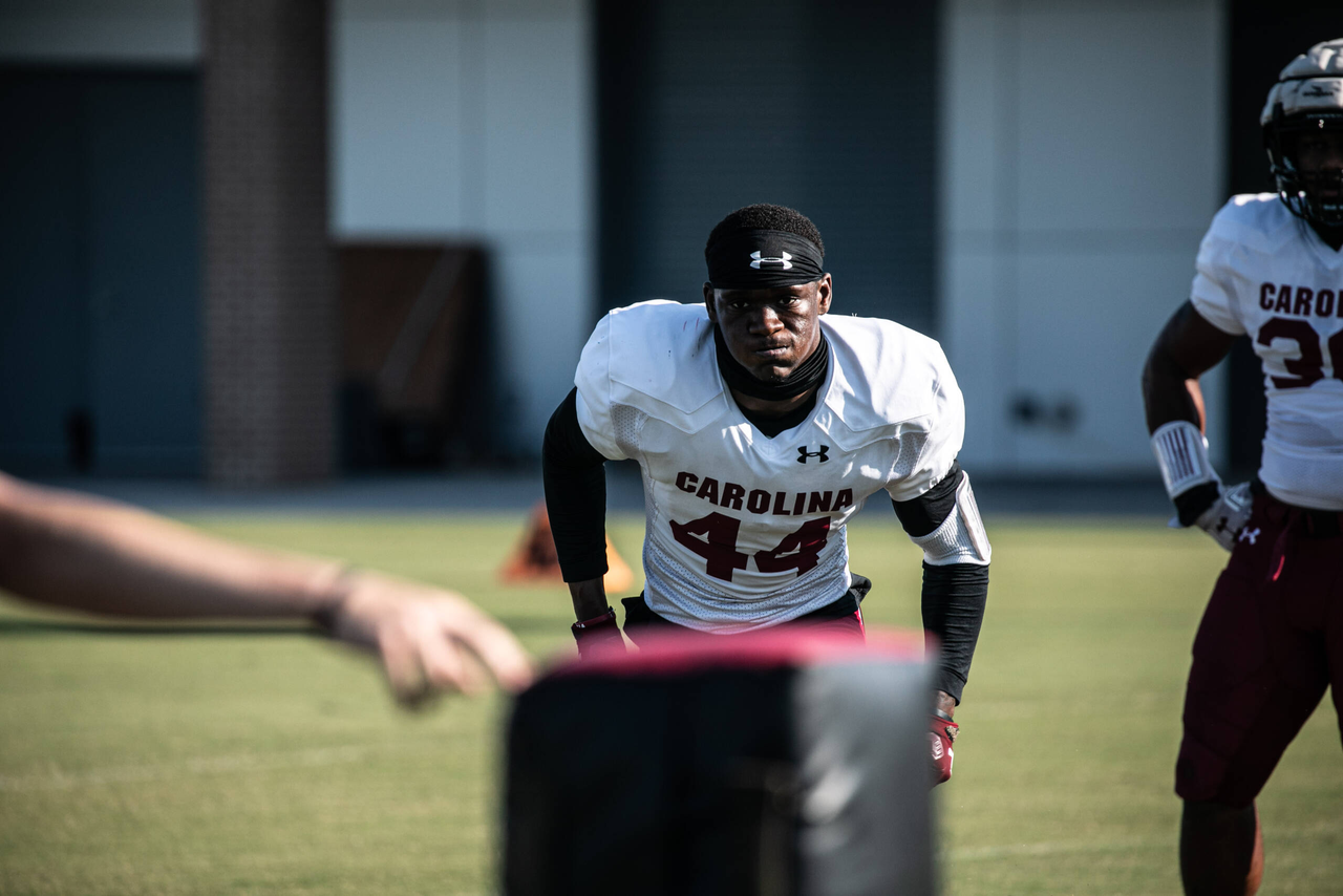 Sherrod Greene (44) | Tuesday, Sept. 8, 2020 | Ken & Cyndi Long Football Operations Center | Columbia, S.C. | Photos by South Carolina Athletics