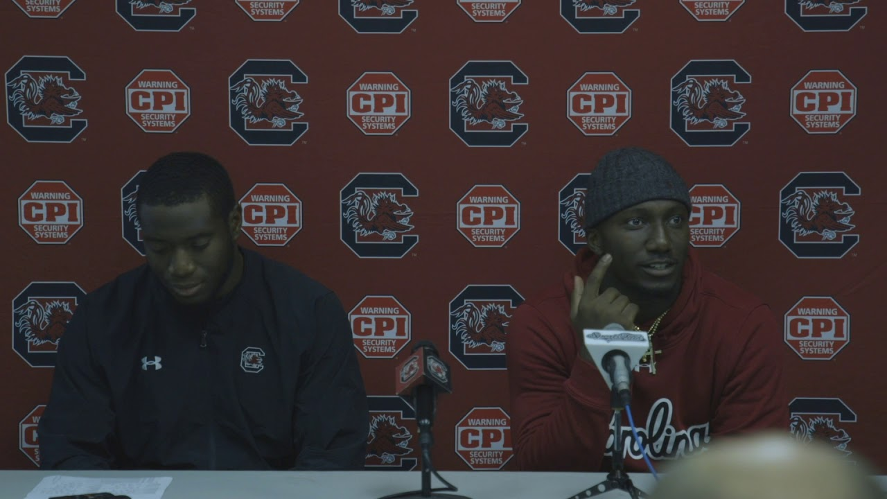 POSTGAME: T.J. Brunson, Deebo Samuel on Ole Miss — 11/3/18