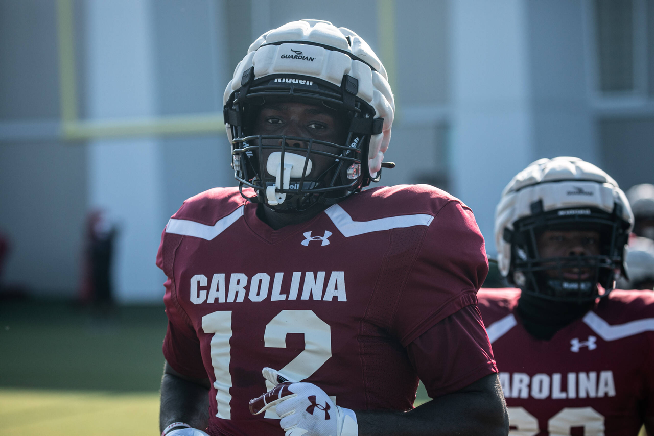 Traevon Kenion (12) | Tuesday, Sept. 8, 2020 | Ken & Cyndi Long Football Operations Center | Columbia, S.C. | Photos by South Carolina Athletics