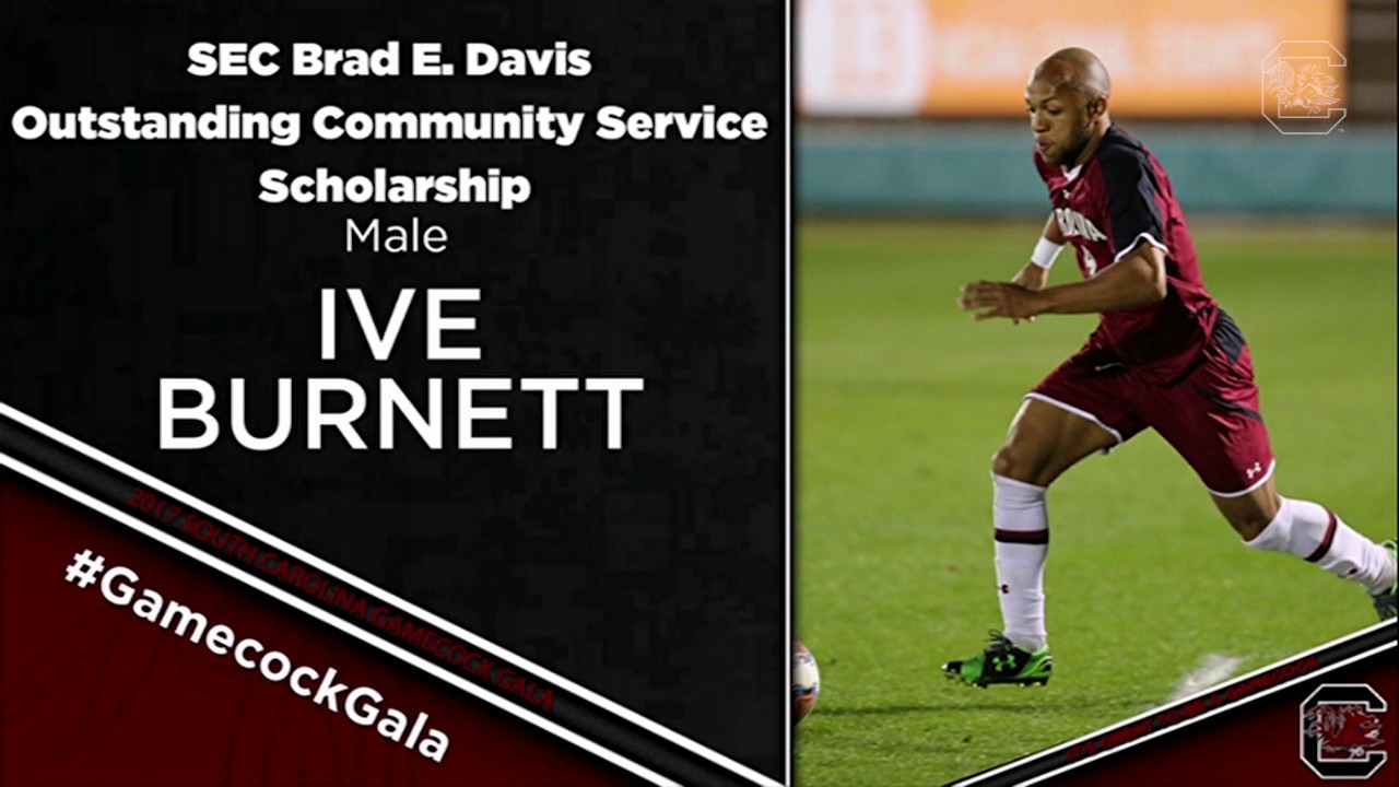 2016-17 Male SEC Brad Davis Community Service Award: Ive Burnett