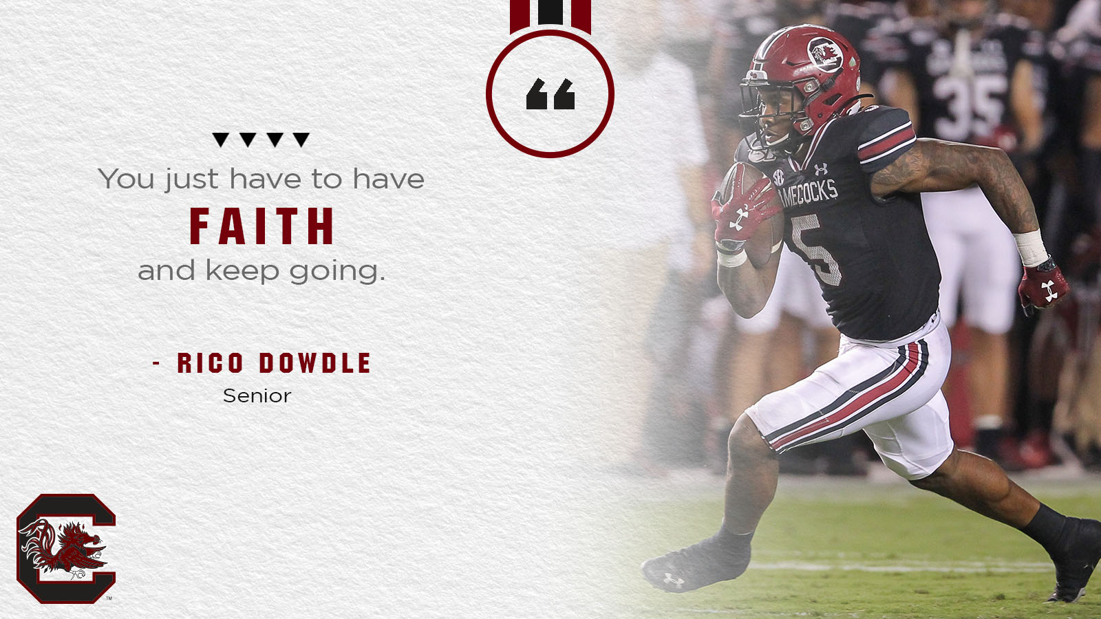 Rico Dowdle: Biggest Opportunity of My Life