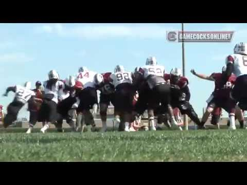 Gamecock Football Spring Practice Highlights - April 3, 2014