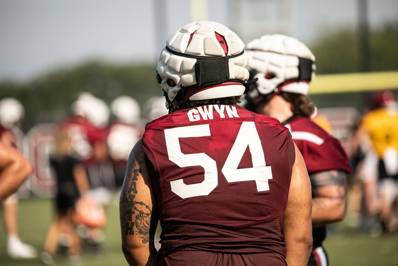 Jovaughn Gwyn (54) | Wednesday, Aug. 19, 2020 | Ken & Cyndi Long Football Operations Center | Columbia, S.C. | Photos by South Carolina Athletics