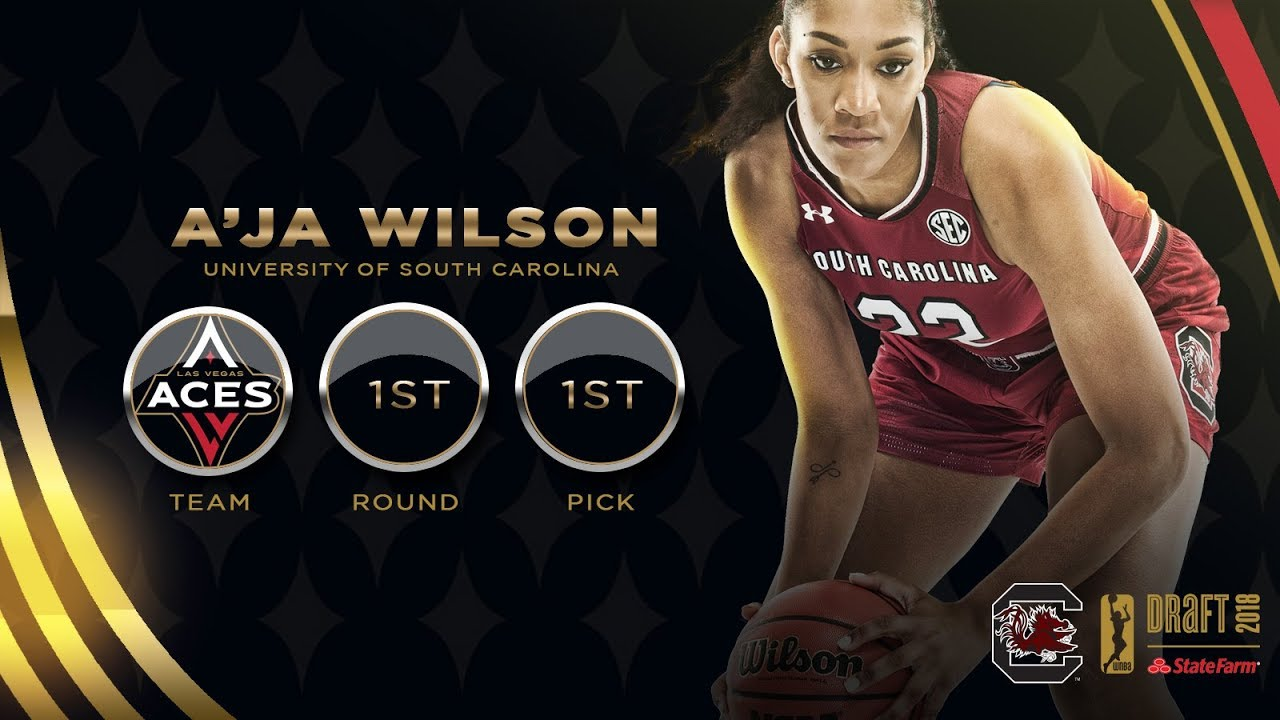 A'ja Wilson WNBA Draft #1 Pick — 4/12/18