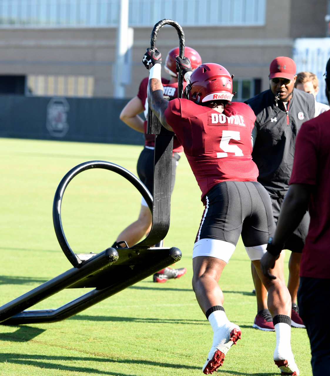 Rico Dowdle at practice | Aug. 6, 2018 | Photo by Allen Sharpe