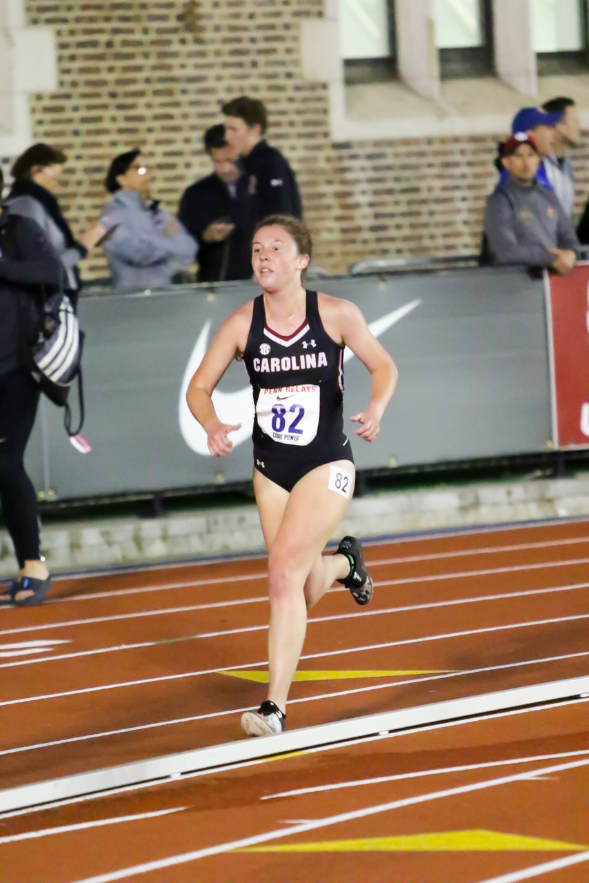 Colleen Openshaw in action at the 125th Penn Relays | Photo by Charles Revelle | April 25, 2019